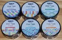SAIEN クリアテープ irowa まとめ売り 6個セット