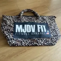MJDV FIT ヒョウ柄 フィットネスバッグ
