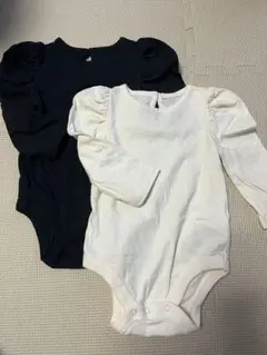 baby GAP パフスリーブ ロンパース2色セット