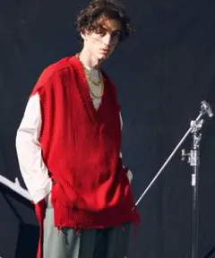 メゾンスペシャル ニットベスト
