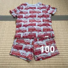 GAP 消防車柄 半袖Tシャツ&ショートパンツ　100センチ