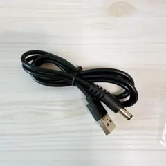 USB - DC 5.5mm ケーブル 1.5ft/0.5m