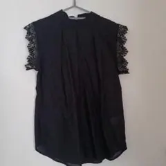 新品　未使用　レース袖 　シャツ