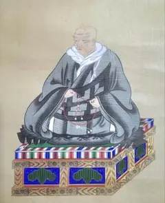 掛け軸 恩徳讃・親鸞聖人御影◇林 翠光（特殊工芸作品・新品）