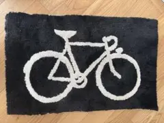 自転車 デザイン 玄関マット