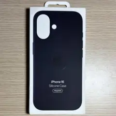 【新品正規品】アップル純正 iPhone 16 シリコンケース ブラック