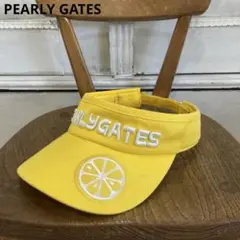 パーリーゲイツ バイザー フリー イエロー レモン