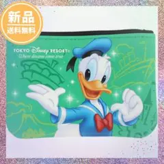 【本日発売☆】ドナルド ポーチ パークチケットデザイン ディズニー 新品