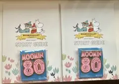 ムーミン 80周年記念ピンバッジ 2個セット