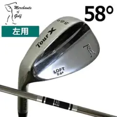 新品 レフティーモデル TOUR X ウェッジ 58° スチールシャフト 左利き