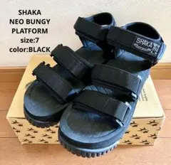 SHAKA 厚底サンダル　25cm ネオバンジー　プラットフォーム