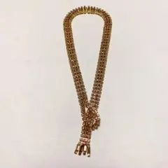カラーストーン ネックレス ヴィンテージ