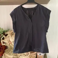 ノースリーブ Vネック シャツ 日本製