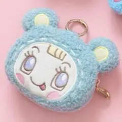 ナルミヤ　メゾピアノ POP UP ブルーベリエちゃん もこもこミニポーチ　ぬい