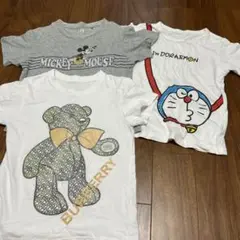 ミッキーマウス バーバリー ドラえもん Tシャツ　セット　UNIQLO