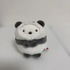 すみっコぐらしショップ限定東京駅限定てのりぬいぐるみ【しろくまパンダ】