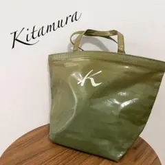 レア✨Kitamura キタムラ トートバッグ グリーン/緑