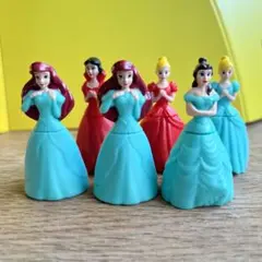 チョコエッグ ディズニー　プリンセス　6体セット　アリエル　ベル