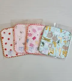 COCO WALK ミニハンカチ 4枚セット