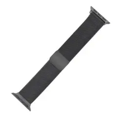 AppleWatch バンド ミラネーゼループ ブラック 44/45/46/49