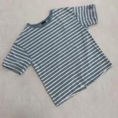 シェルテック ストライプ Tシャツ Mサイズ ショップTK チュッパチャプス 青