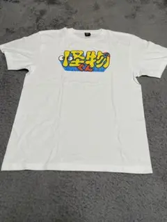 M 怪物くん　tシャツ 藤子不二雄　半袖　フジコ　ホワイト　かいぶつくん