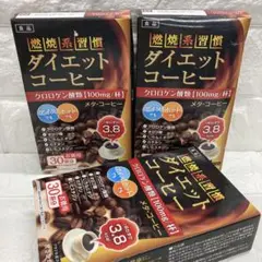 燃焼系習慣 ダイエットコーヒー 30杯分 3箱セット