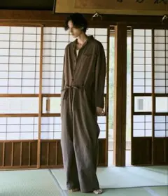 Camphor Wood ジャンプスーツ open collar belted assort l/s jump suit – CAMPHOR WOOD
