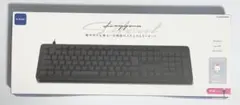 エレコム メカニカルキーボードLeggero TK-MC50UKPBK 静音有線