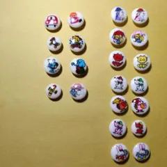 昭和 レトロ イラスト ボタンまとめ売り セット