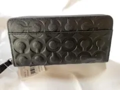 [新品未使用]COACH 財布 F60735 カラー：ブラック