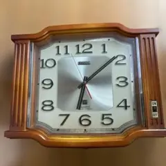 CITIZEN 木製クォーツ掛時計　　ジャンク品