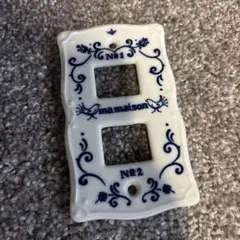 陶器スイッチカバー