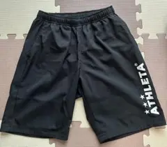 ATHLETA サッカー ハーフパンツ 黒 160