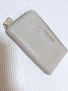 miumiu★コインケース カードケース ピンクベージュ系