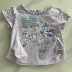 メゾピアノ　リボン　Tシャツ　90cm