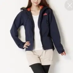 ノースフェイス マウンテンパーカー【Rose pink×navy】レディース