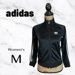 【adidas】サテンショートトラックジャケット　スリーストライプス　ロゴ刺繍
