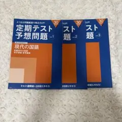 進研ゼミ高校講座　現代の国語　定期テスト予想問題　3冊セット