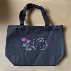 Hello Kitty 手提げ袋 ブラック
