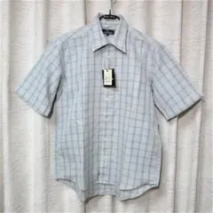 新品タグ付き！ROMEO VALENTINO☆麻混メンズ半袖シャツ