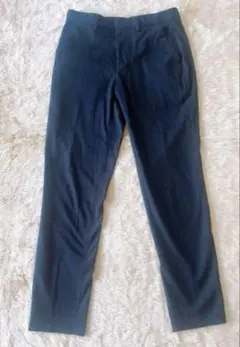 GU ネイビー スラックス S スーツ　ボトム321-335325