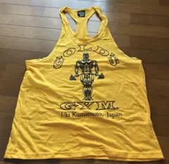 ゴールドジム　GOLD'S GYM イエロー タンクトップ　Ｌ　かっこいい