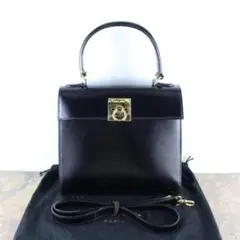 CELINE ヴィンテージセリーヌロゴレザー2wayショルダーバッグ