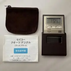SEIKO デジタル置時計 SQ901B ブラウン