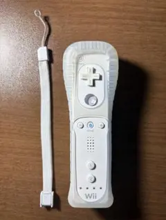 Wii リモコン ホワイト ストラップ付き