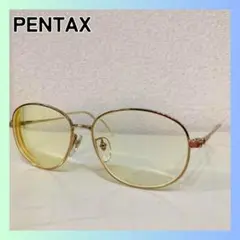 PENTAX ペンタックス　眼鏡フレーム　眼鏡　ゴールド　ピンク　ヴィンテージ