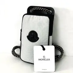 MONCLER モンクレール フォンケース ショルダーバッグ スマホ MONCLER - MONCLER モンクレール スマホ ポーチショルダー の