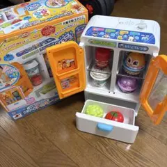 【美品】アンパンマンれいぞうこデラックス　おもちゃ