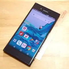 ほぼ無傷XPERIA XZ SO-01J(K)保護ガラス付 SIMロック解除済